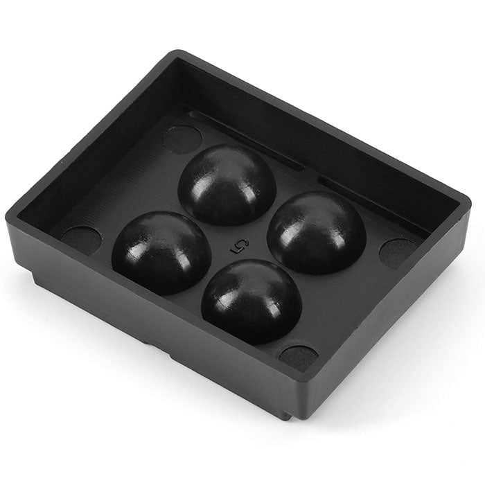Dental Veneer Storage Box Teeth Patch Shading Light Storage Case Denture Retainer Molar Boxes 4 Holes