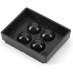 Dental Veneer Storage Box Teeth Patch Shading Light Storage Case Denture Retainer Molar Boxes 4 Holes