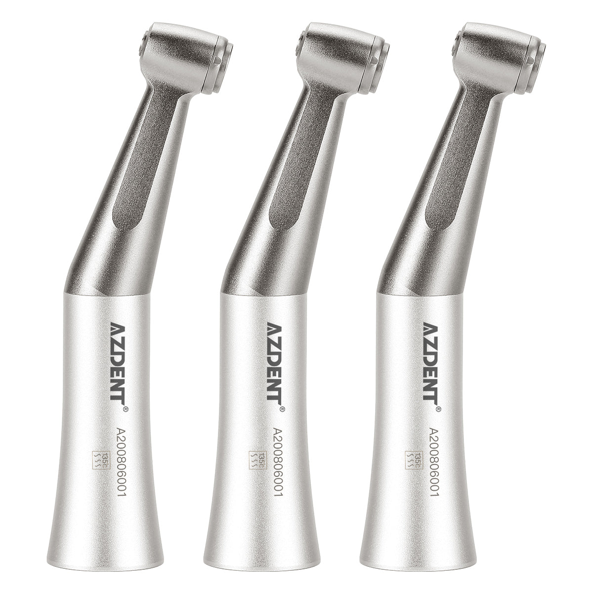 AZDENT 1:1 Dental Low Speed Contra Angle Handpiece Push Button For FG 1.6mm Bur