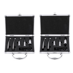 AZDENT Dental Stainless Body Shadowless LED E-generator High and Low Speed Handpiece 2/4 Holes