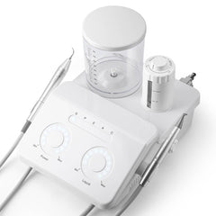 Raspador ultrasónico dental VRN-DQ40, pulidor de aire, sistema de terapia periodontal con chorro de arena, pieza de mano LED