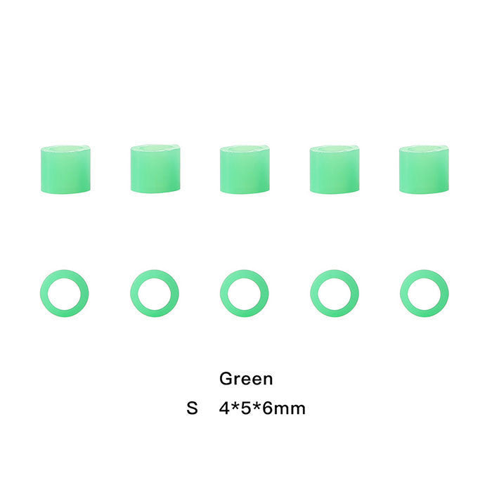 Dental Color Code Rings Universal Silicone Autoclavable 10 Colors 100pcs/Box