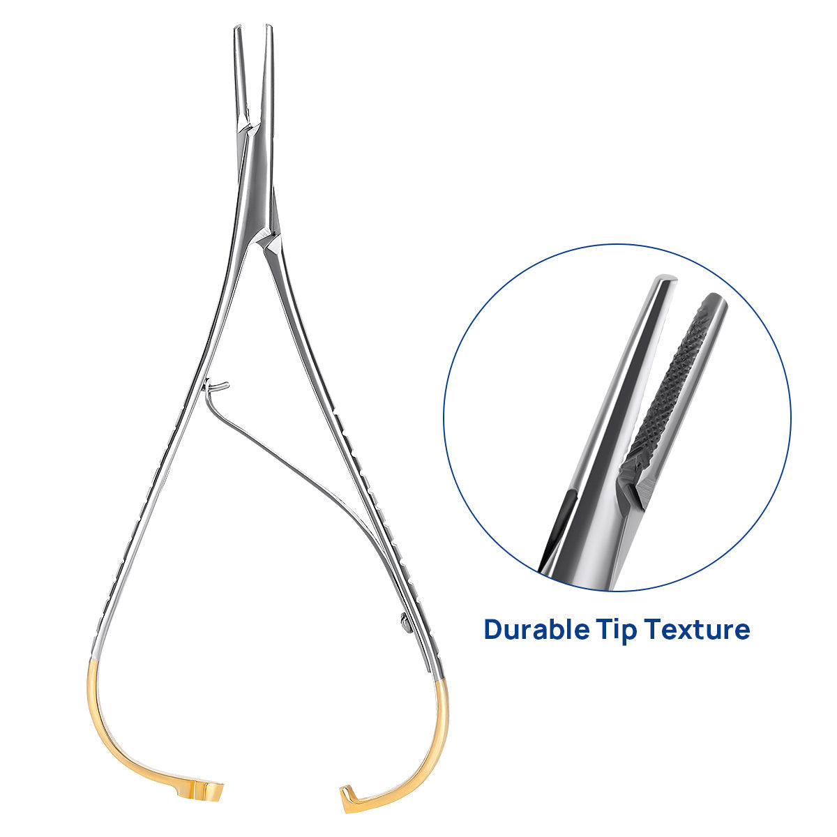 Dental Orthodontic Elastic Placement Ligature Tie Holder Stainless Steel 14cm