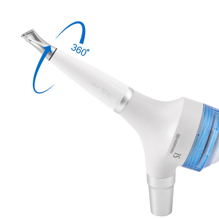 Стоматологический воздушный полировщик AZDENT Prophy Teeth Whitening A1S Съемный вращающийся на 360° наконечник с 4 отверстиями для быстрого соединения