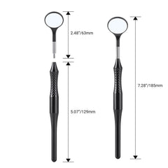 Dental Ultra Clear Mouth Mirror Colorful Plastic/Metal Mirror Heads & Handle