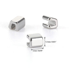 AZDENT Crimpable Hooks Stainless Steel Stops Type 10/Bag
