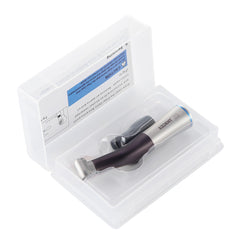 AZDENT 1:1 Fiber Optic LED Low Speed Contra Angle Handpiece Push Button Internal Spray