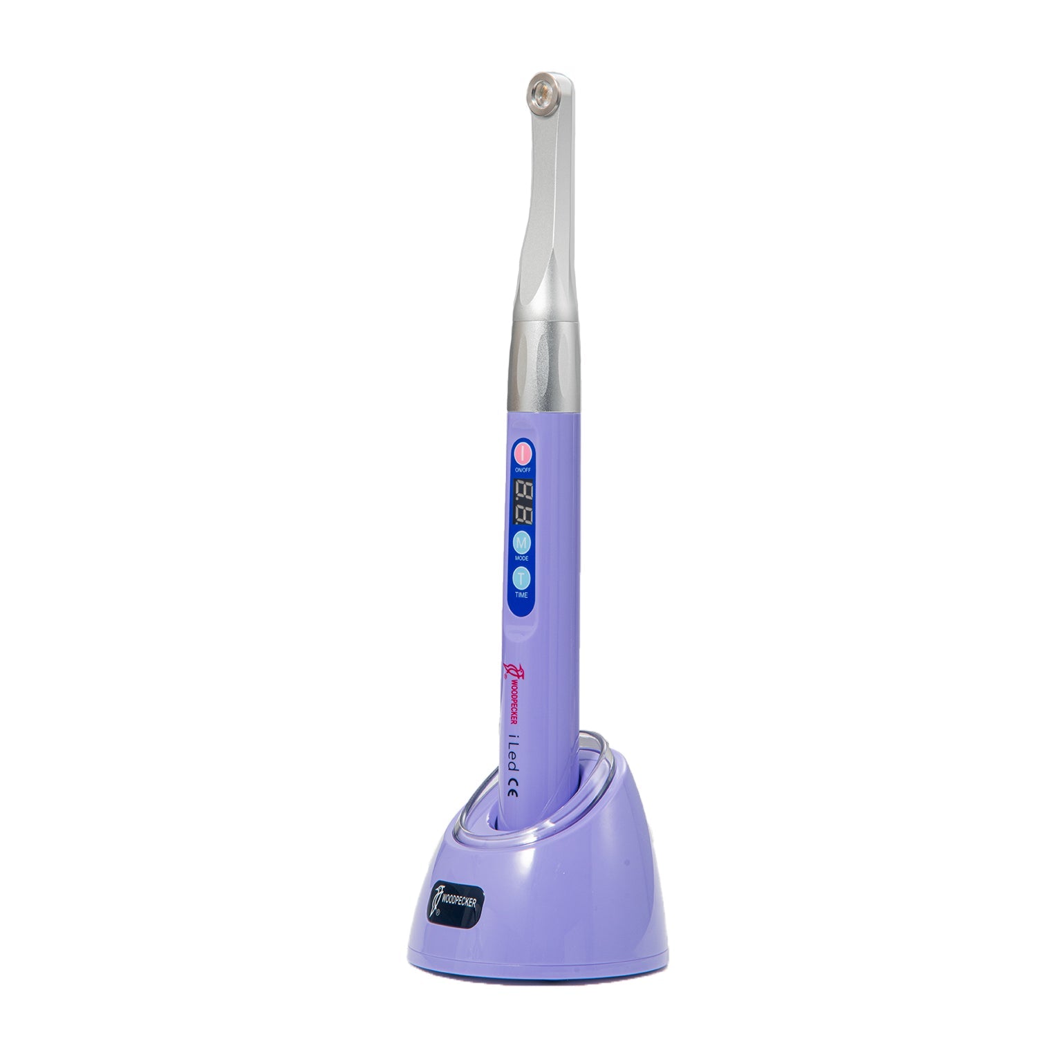 Woodpecker Curing Light iLED Plus Wireless 360° Rotary Wide Spectrum Metal Head 2 Working Modes 2500mW/cm2 White/Purple