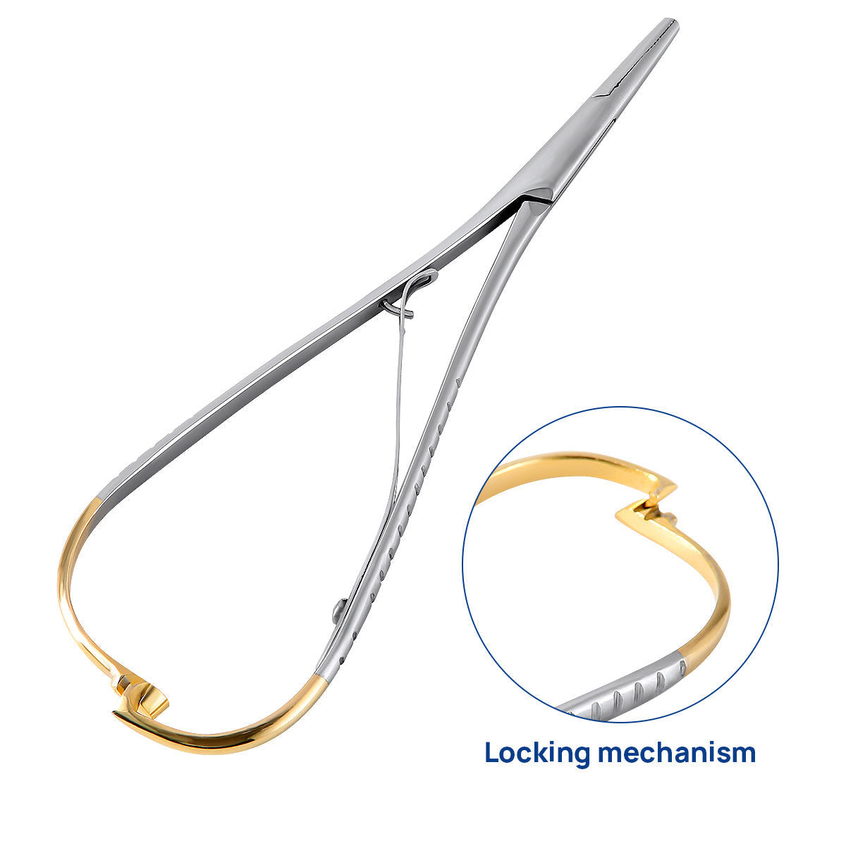 Dental Orthodontic Elastic Placement Ligature Tie Holder Stainless Steel 14cm
