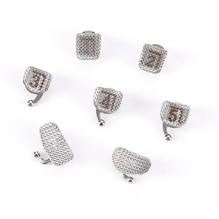 Самолигирующиеся брекеты AZDENT Dental Q-type MBT .022 Hooks On 345 с щечными трубками 28 шт./коробка