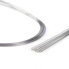 Arco de alambre AZDENT NiTi superelástico ovalado redondo de 0,012 a 0,020 mm para superior/inferior (paquete de 10 unidades)