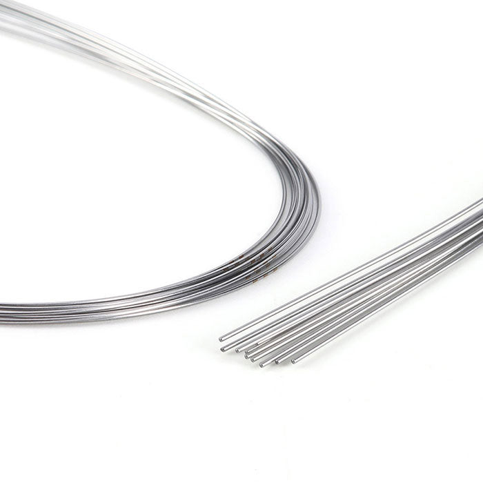 Arco de alambre AZDENT NiTi superelástico ovalado redondo de 0,012 mm superior (10 unidades/paquete)