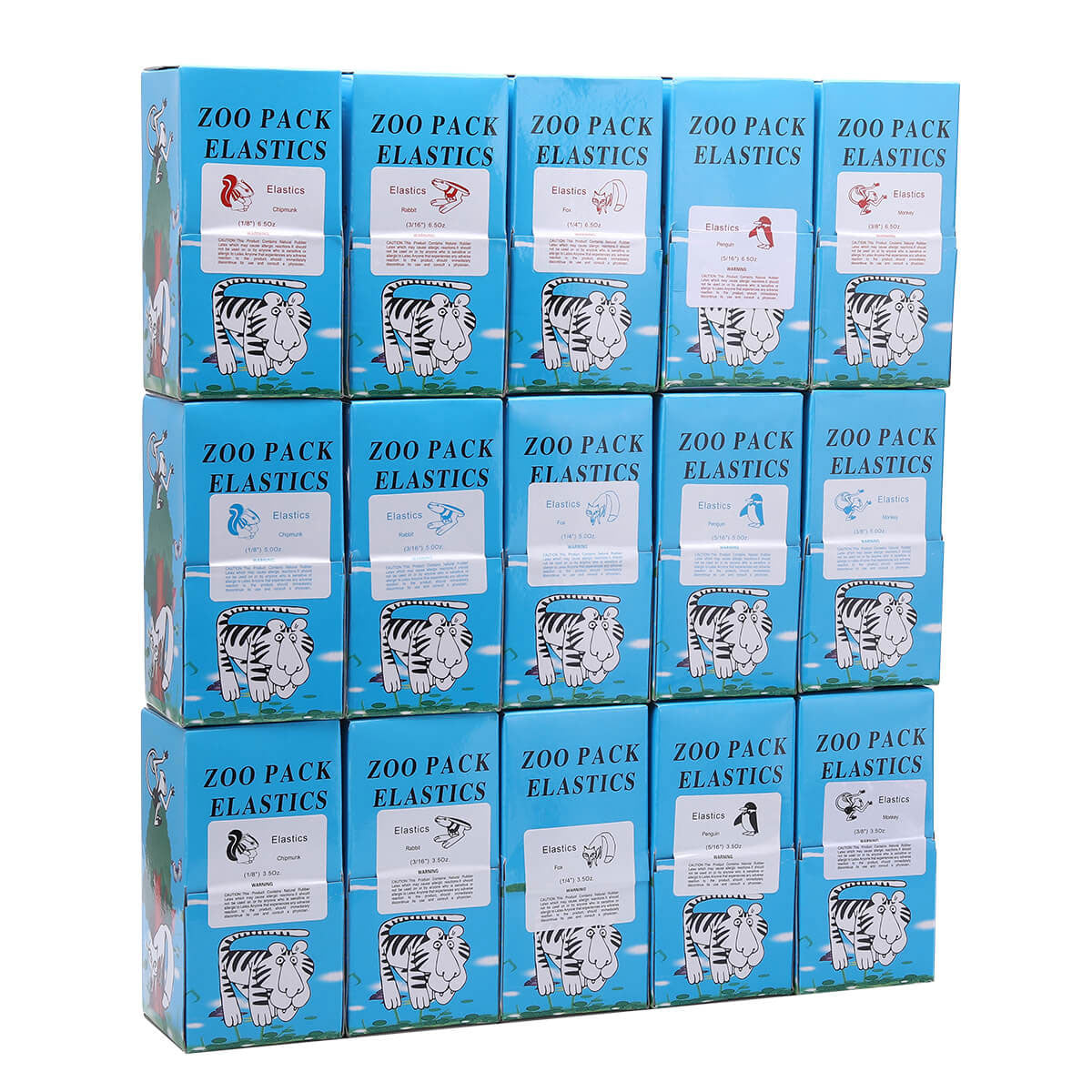 Orthodontic Rubber Bands Intra Oral Elastics 3.5/5.0/6.5oz Full Size 50bags/Box 5000pcs
