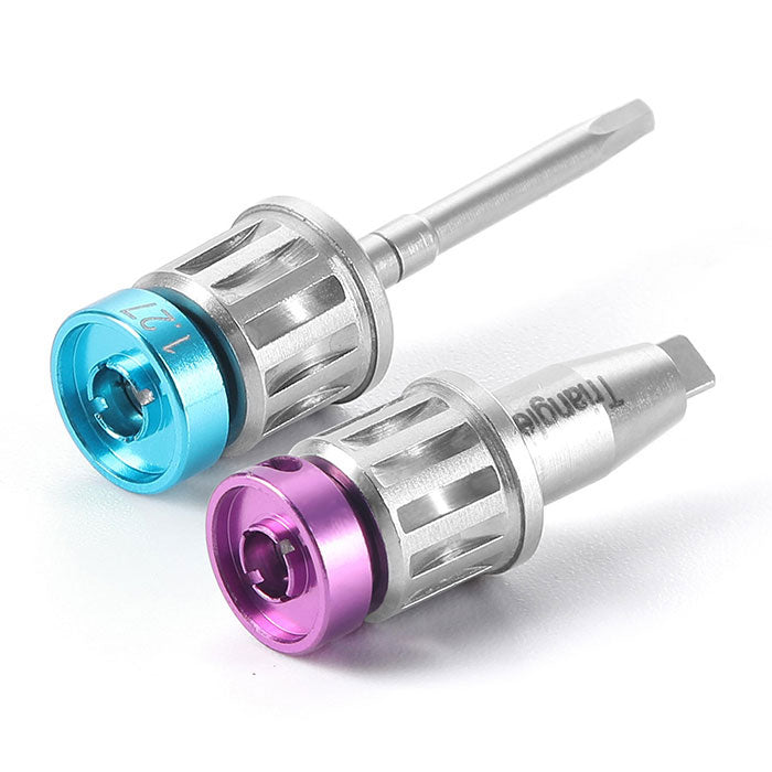 Dental Color Implant Restoration Tool Kit 14pcs Drivers With Torque Wrench and Carrying Device