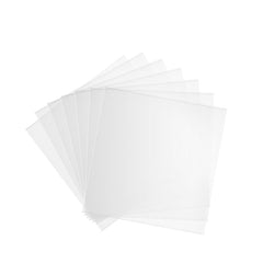 Bio-Art Dental Vacuum Forming Sheet Square 5"x5" Splint Thermoforming Hard Crystal Plates 0.3/0.75/1.0mm
