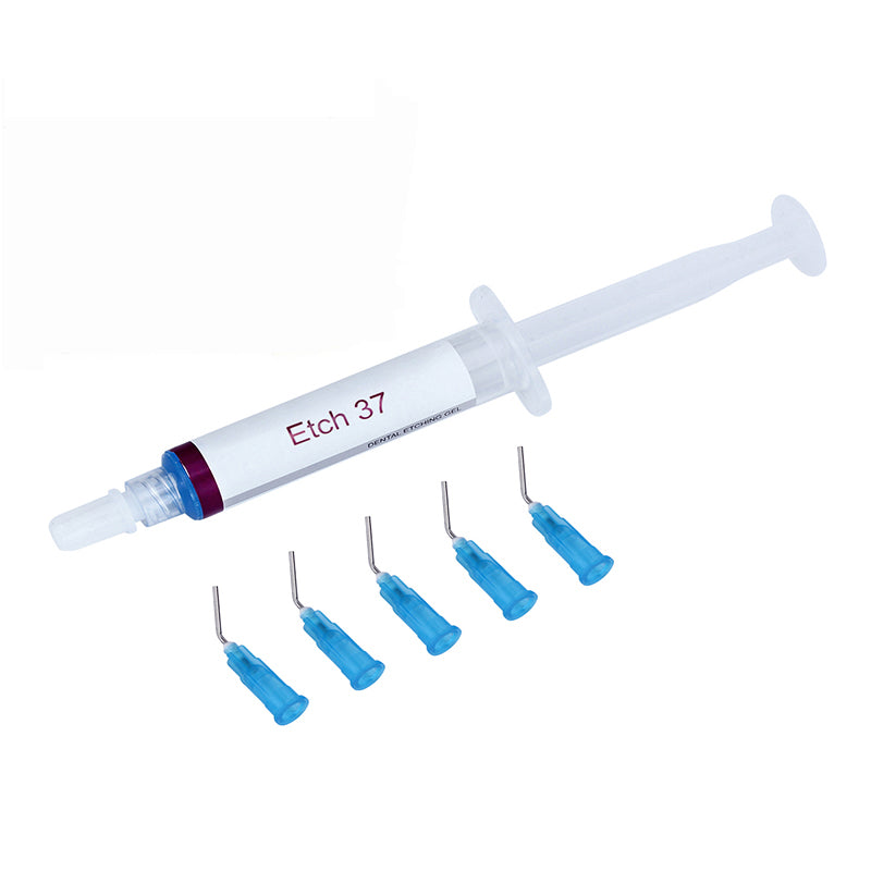 Dental Acid Etch Etching Gel 37% Etchant for Enamel Dentin Bonding 5ml/Syringe
