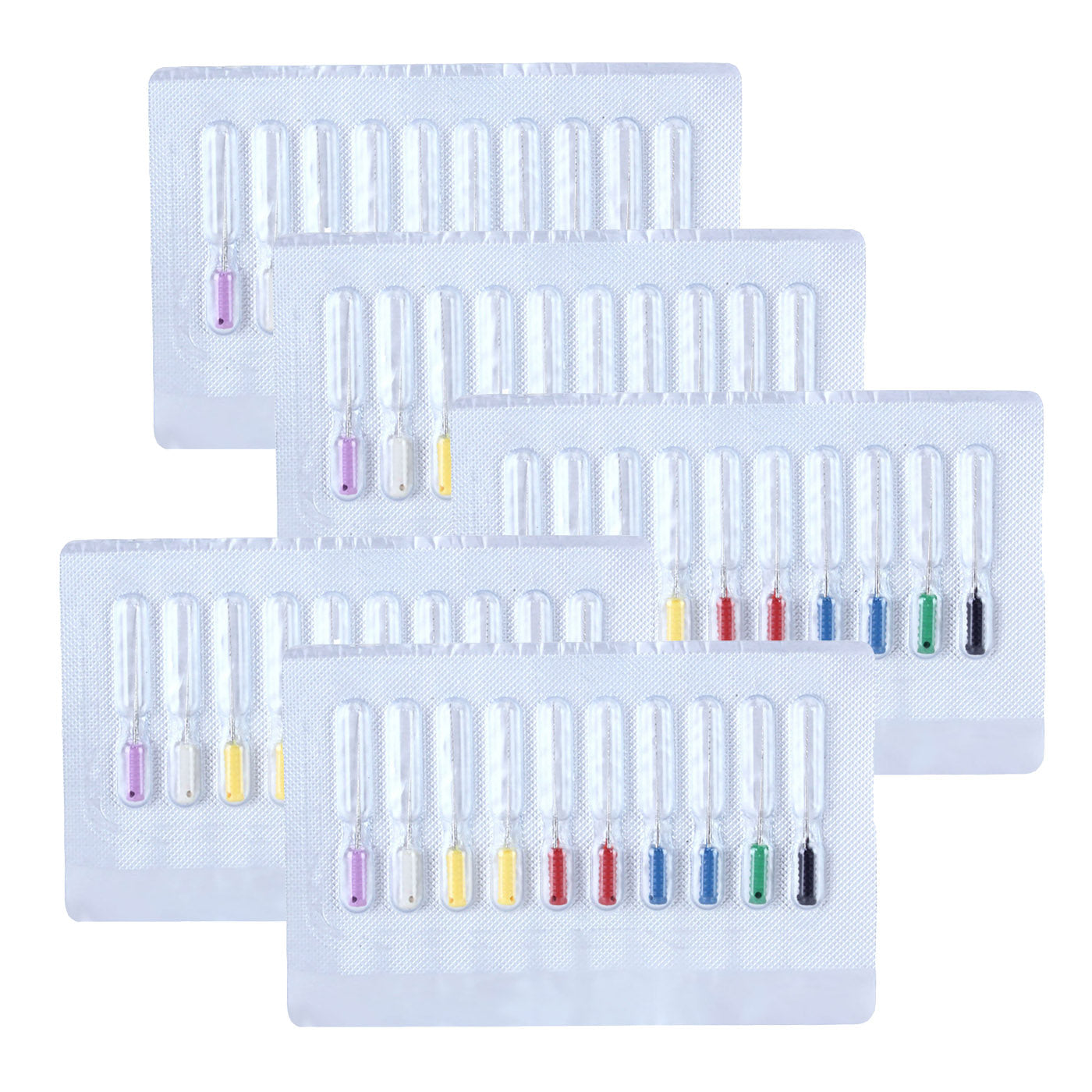 AZDENT Dental Barbed Broaches Files Stainless Steel 25mm 10/Pk