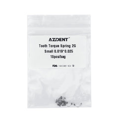 AZDENT Tooth Torque Rectangular Spring 2G Small 0.019*0.025 10/Bag