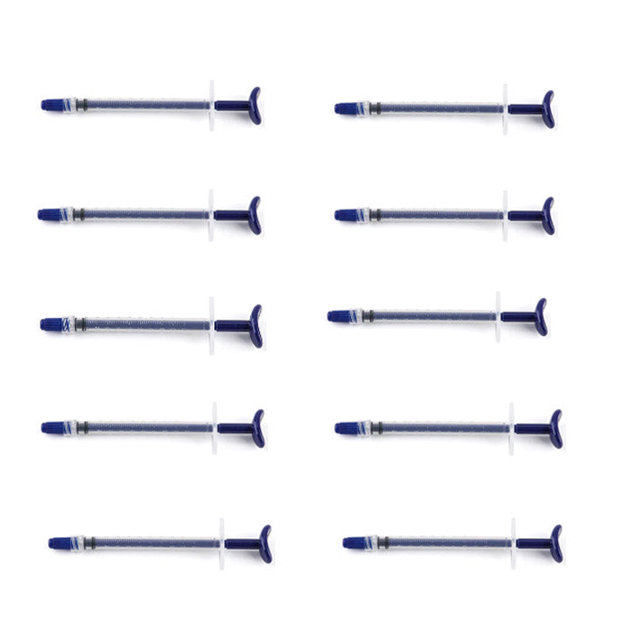 Dental Endo Irrigation Syringe Plastic Blue 1ML 1pc/Pack