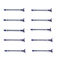 Dental Endo Irrigation Syringe Plastic Blue 1ML 1pc/Pack