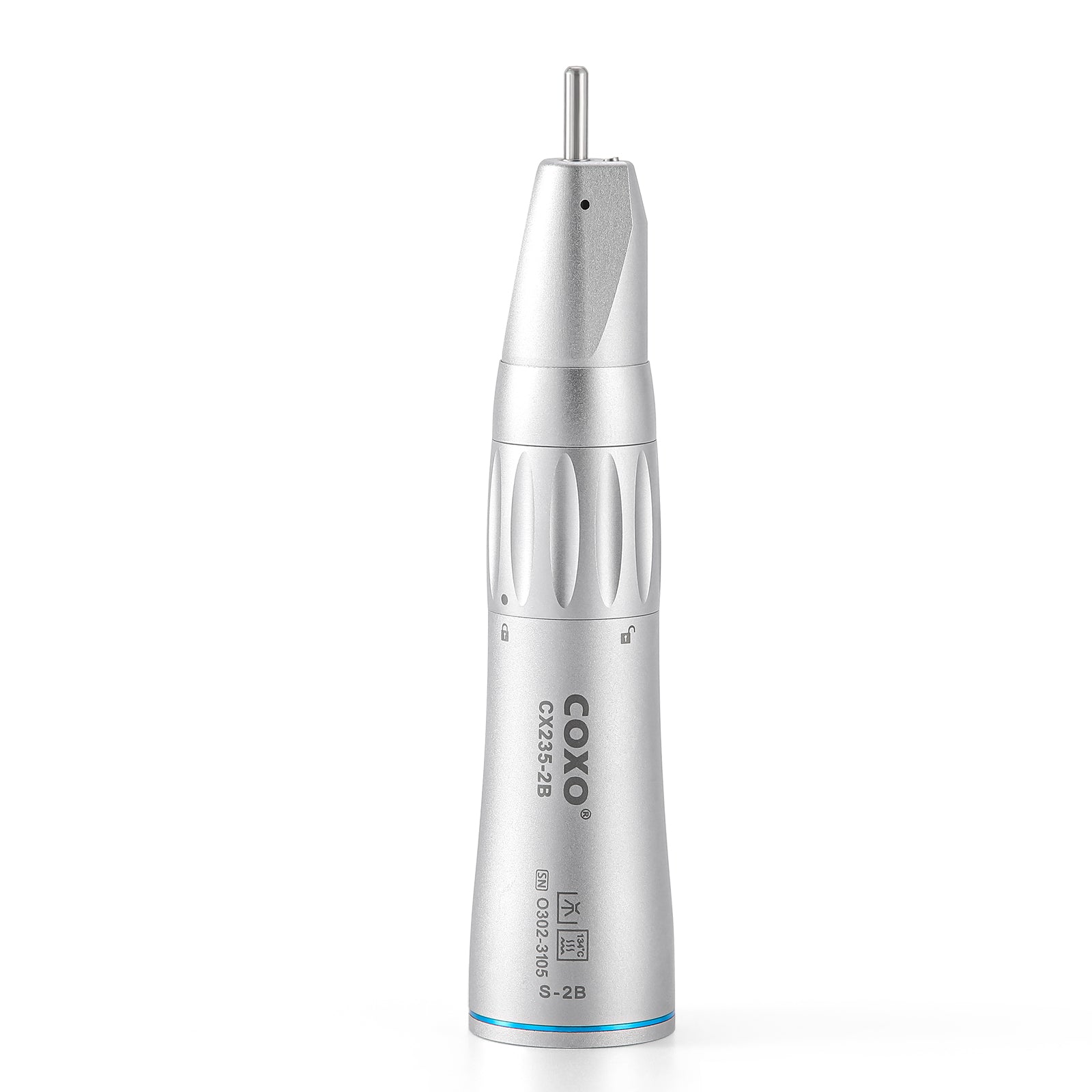 COXO Dental 1:1 Low Speed Electric Handpiece Contra Angle Straight Handpiece Air Motor 4 Holes