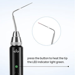 Dental Cordless Gutta Percha Obturation System Endo Heated Pen With 2 Tips