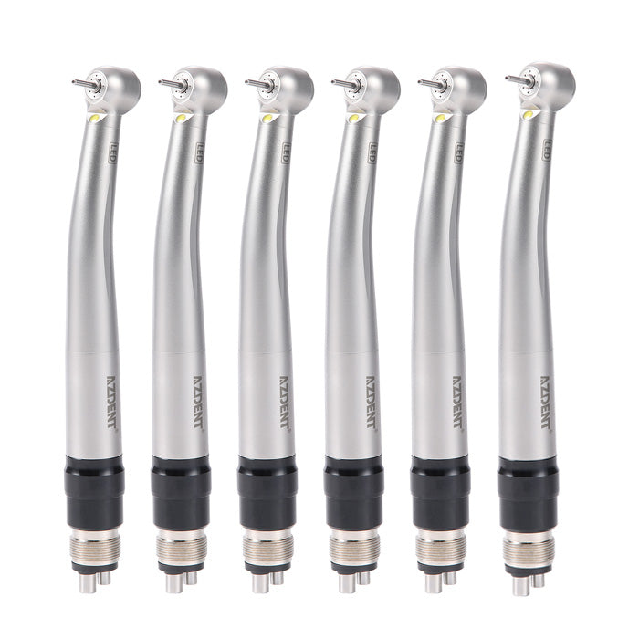 AZDENT E-generator LED High Speed Optic Handpiece Quick Coupler 4 Hole Four Water Spray