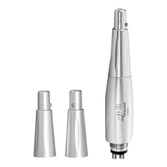 Premium Plus Dental Prophy Angle Hygiene Air Motor Handpiece 4 Holes with 3 Nose Cones 4:1 Reduction 360° Swivel