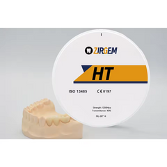 HT White Zirconia Block Open System 98mm