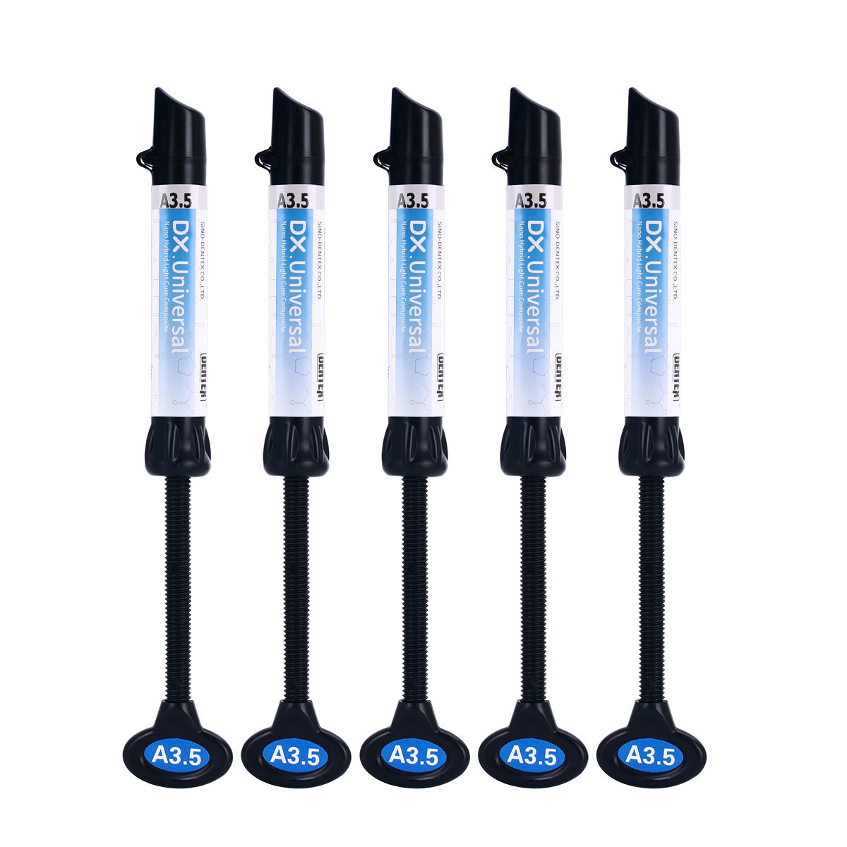 Dental Universal Nano Hybrid Light Cure Composite Resin A1/A2/A3/A3.5/B1/B2 4g Syringe