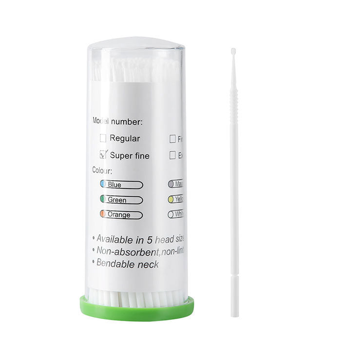Disposable Dental Micro Applicator Brushes Regular /Fine/ Super Fine/ Extra fine 100pcs/Barrel
