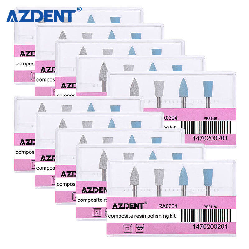 AZDENT Dental Polishing Simple Kit RA 0304 for Composite Resin 4pcs/Kit