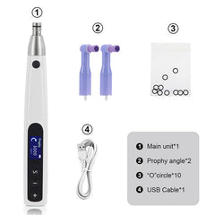 Dental Cordless Hygiene Prophy Handpiece 6 Speed Settings Prophy Angle 360° Rotating