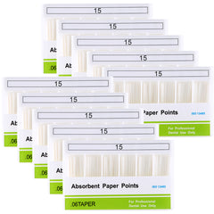Absorbent Paper Points #15 Taper Size 0.06 100/Box