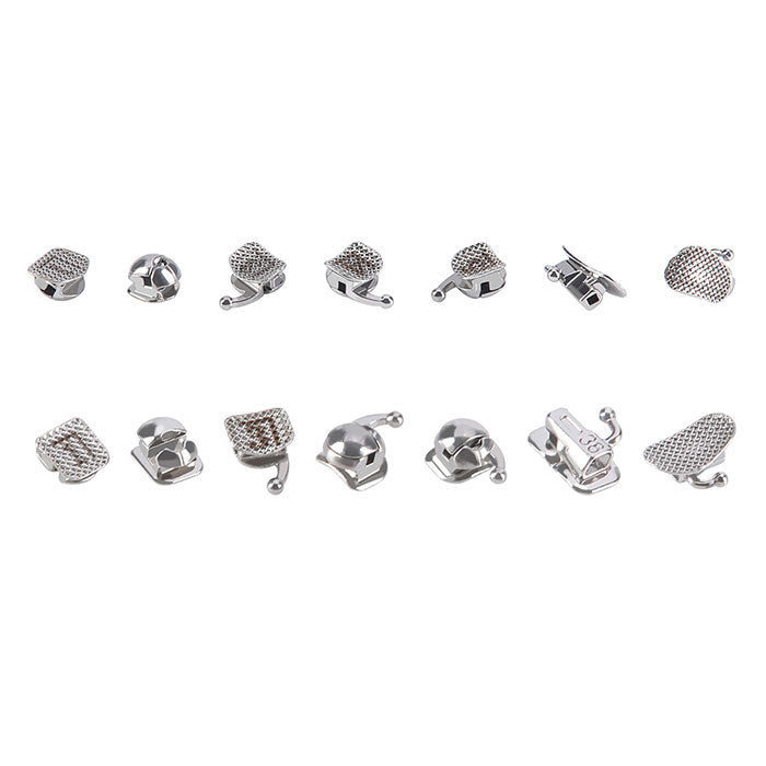 Самолигирующиеся брекеты AZDENT Dental Q-type MBT .022 Hooks On 345 с щечными трубками 28 шт./коробка