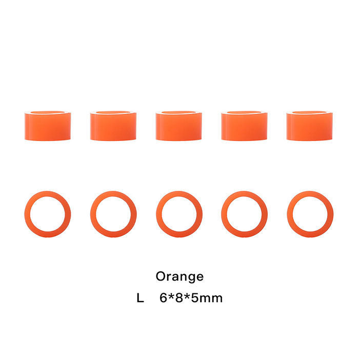 Dental Color Code Rings Universal Silicone Autoclavable 10 Colors 100pcs/Box