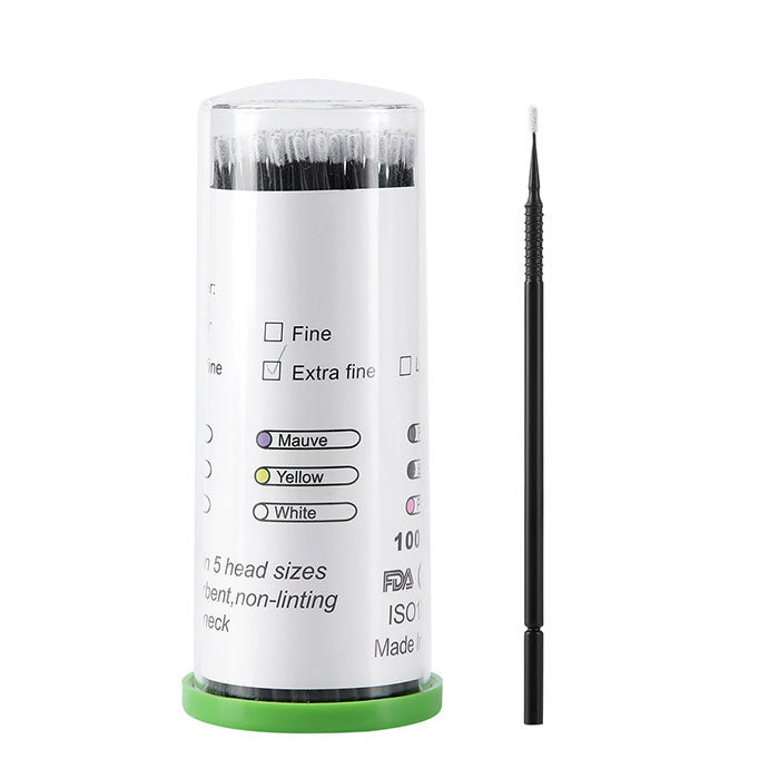 Disposable Dental Micro Applicator Brushes Regular /Fine/ Super Fine/ Extra fine 100pcs/Barrel