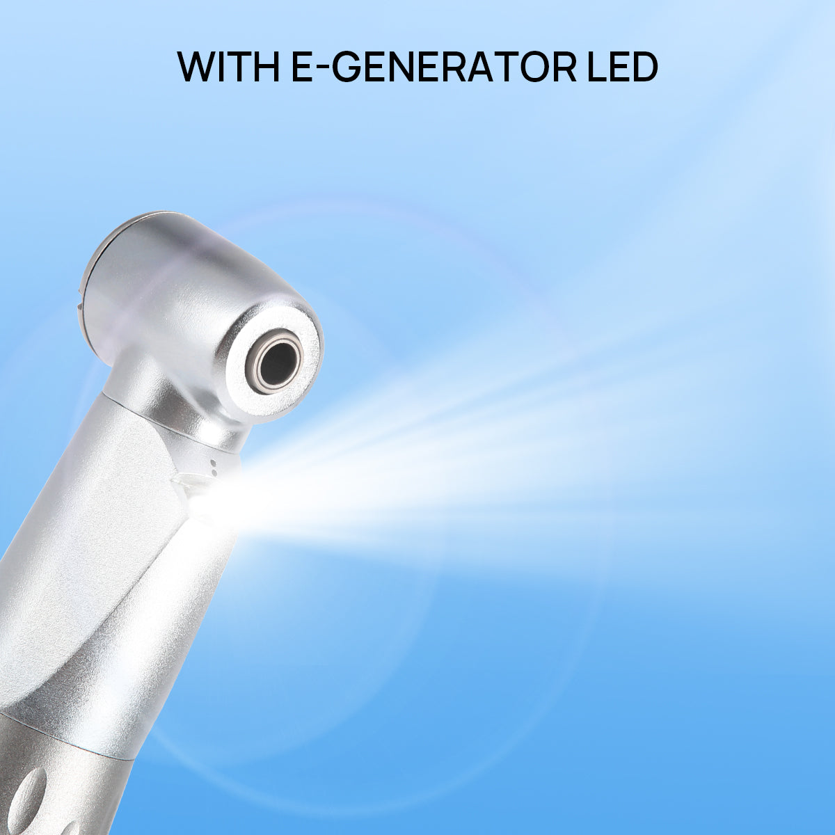 Низкоскоростной наконечник AZDENT Dental 1:1 LED Contra Angle с внутренним распылителем E-генератора