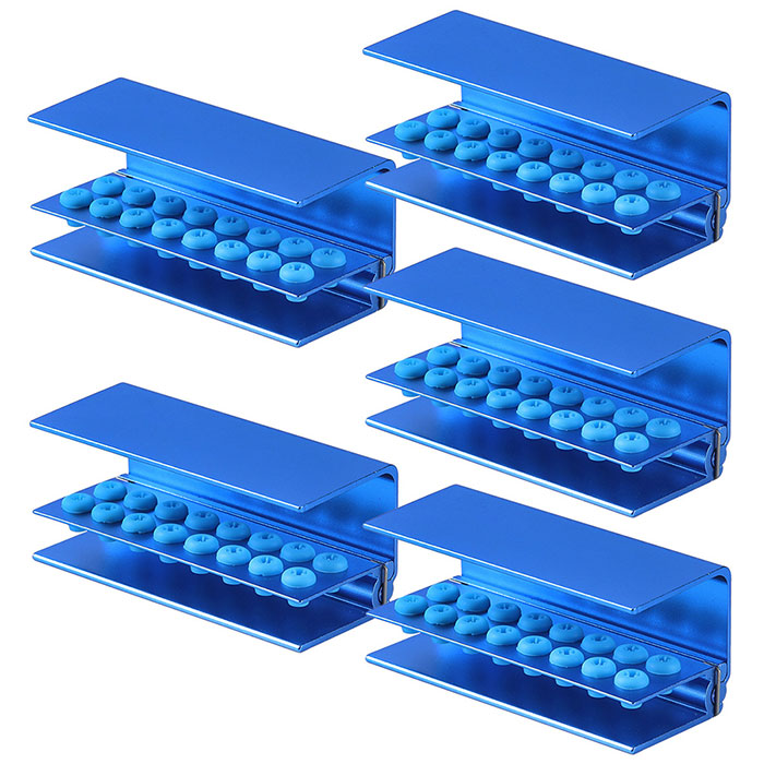Dental Burs Holder Block 16 Holes with Silicon Cover FG RA Autoclavable