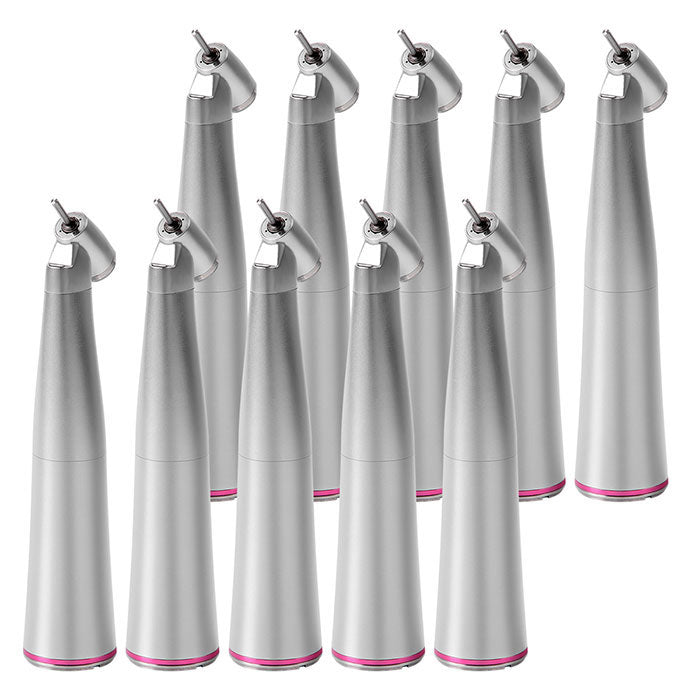Dental 45 Degree Electric Contra Angle Fiber Optic Handpiece 1:4.2 Increasing Internal Water