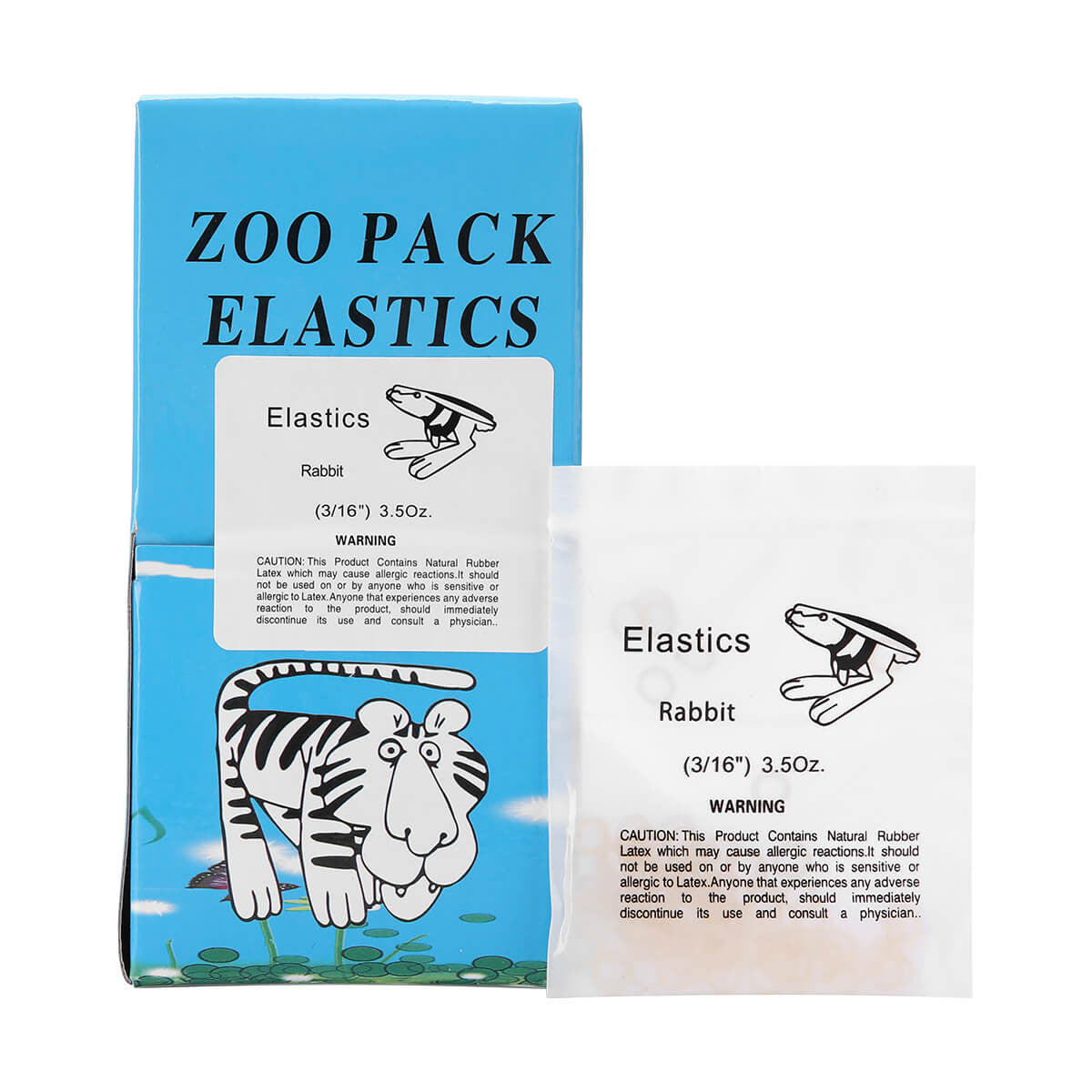 Orthodontic Rubber Bands Intra Oral Elastics 3.5/5.0/6.5oz Full Size 50bags/Box 5000pcs