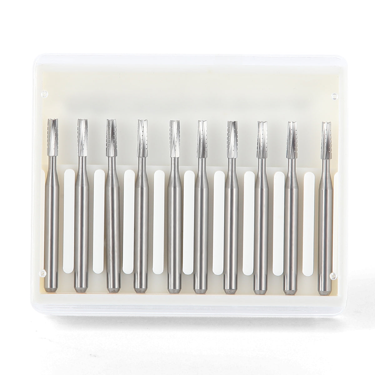 Dental Carbide Bur FG #558 Straight Fissure Crosscut 10pcs/Box