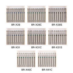 Dental Diamond Burs Drills Ball Round FG 1.6mm for High Speed Handpiece 10pcs/Pk