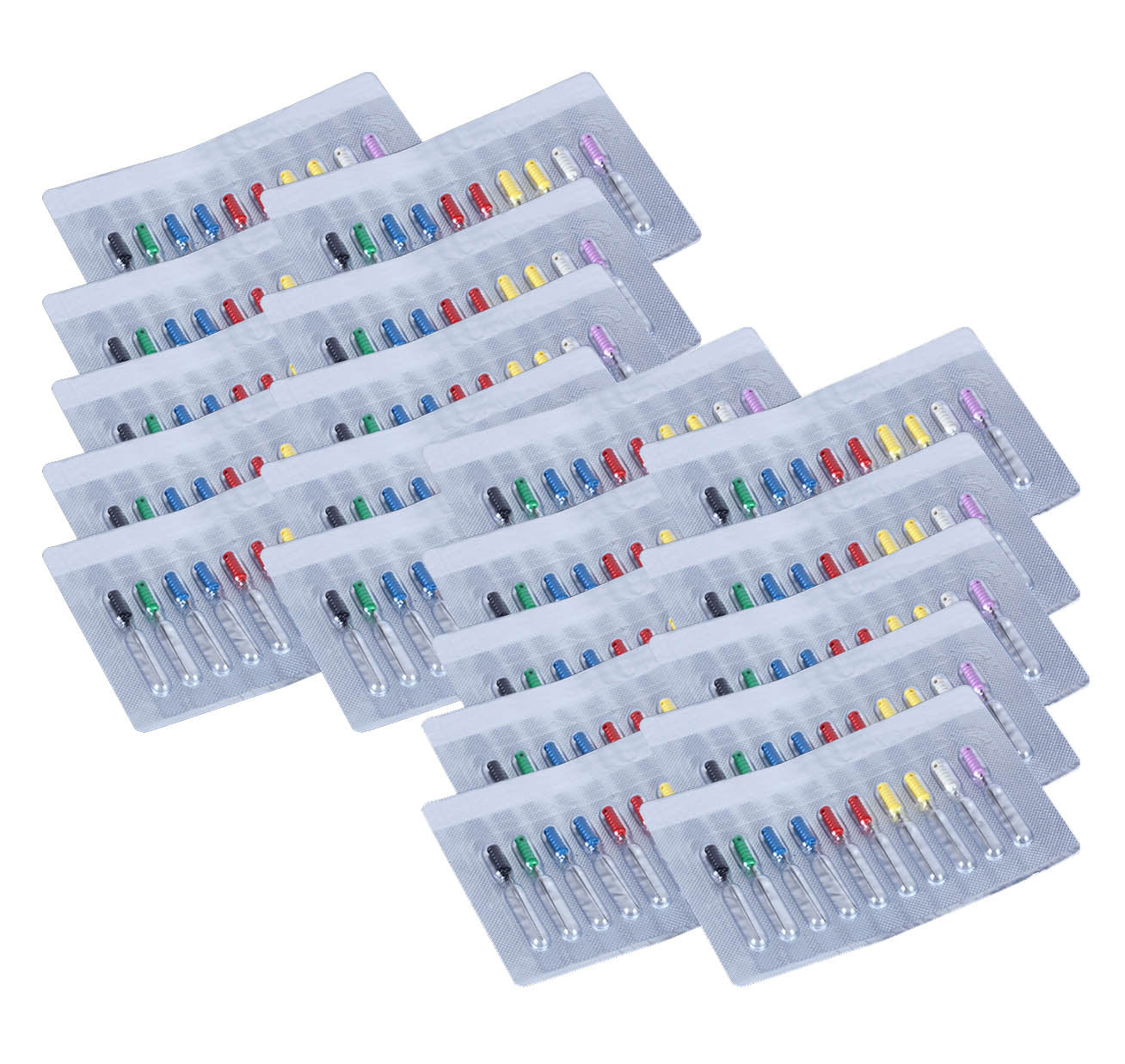 AZDENT Dental Barbed Broaches Files Stainless Steel 25mm 10/Pk