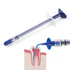 Dental Endo Irrigation Syringe Plastic Blue 1ML 1pc/Pack