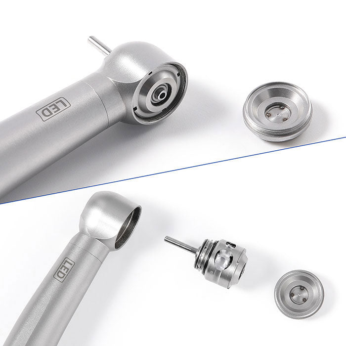 AZDENT E-generator LED High Speed Optic Handpiece Quick Coupler 4 Hole Four Water Spray