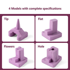 Dental Lab Ceramic Firing Pink Pegs for Porcelain Single Crowns Oven Tray