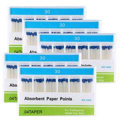 Absorbent Paper Points #30 Taper Size 0.04 Color Coded 100/Box