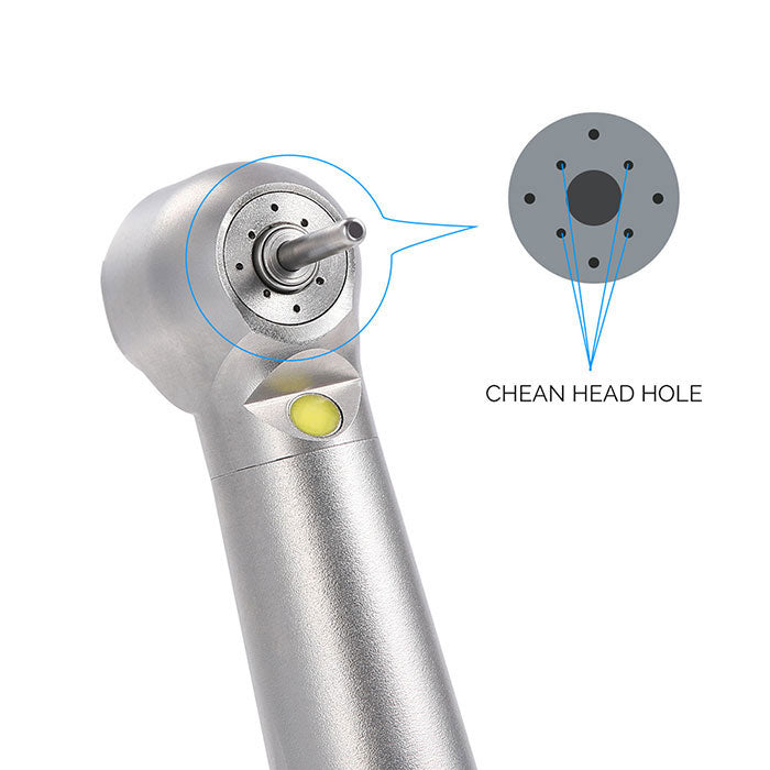 AZDENT E-generator LED High Speed Optic Handpiece Quick Coupler 4 Hole Four Water Spray
