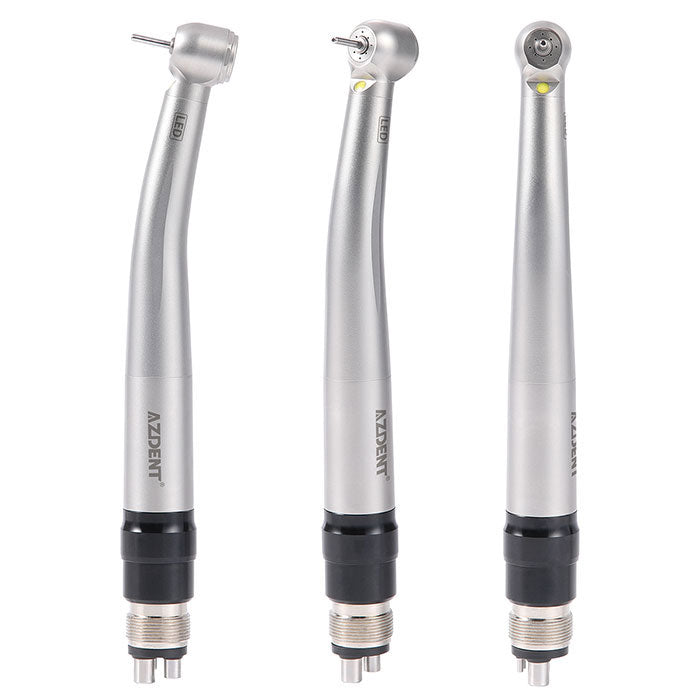 AZDENT E-generator LED High Speed Optic Handpiece Quick Coupler 4 Hole Four Water Spray